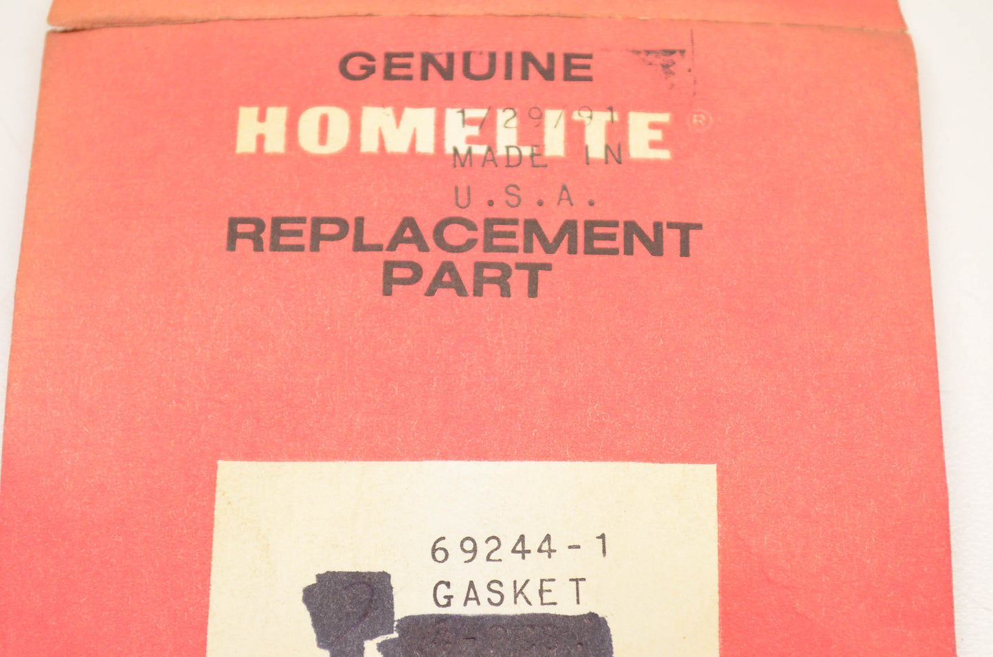 Homelite 69244-1 Oil Pump Gasket NOS