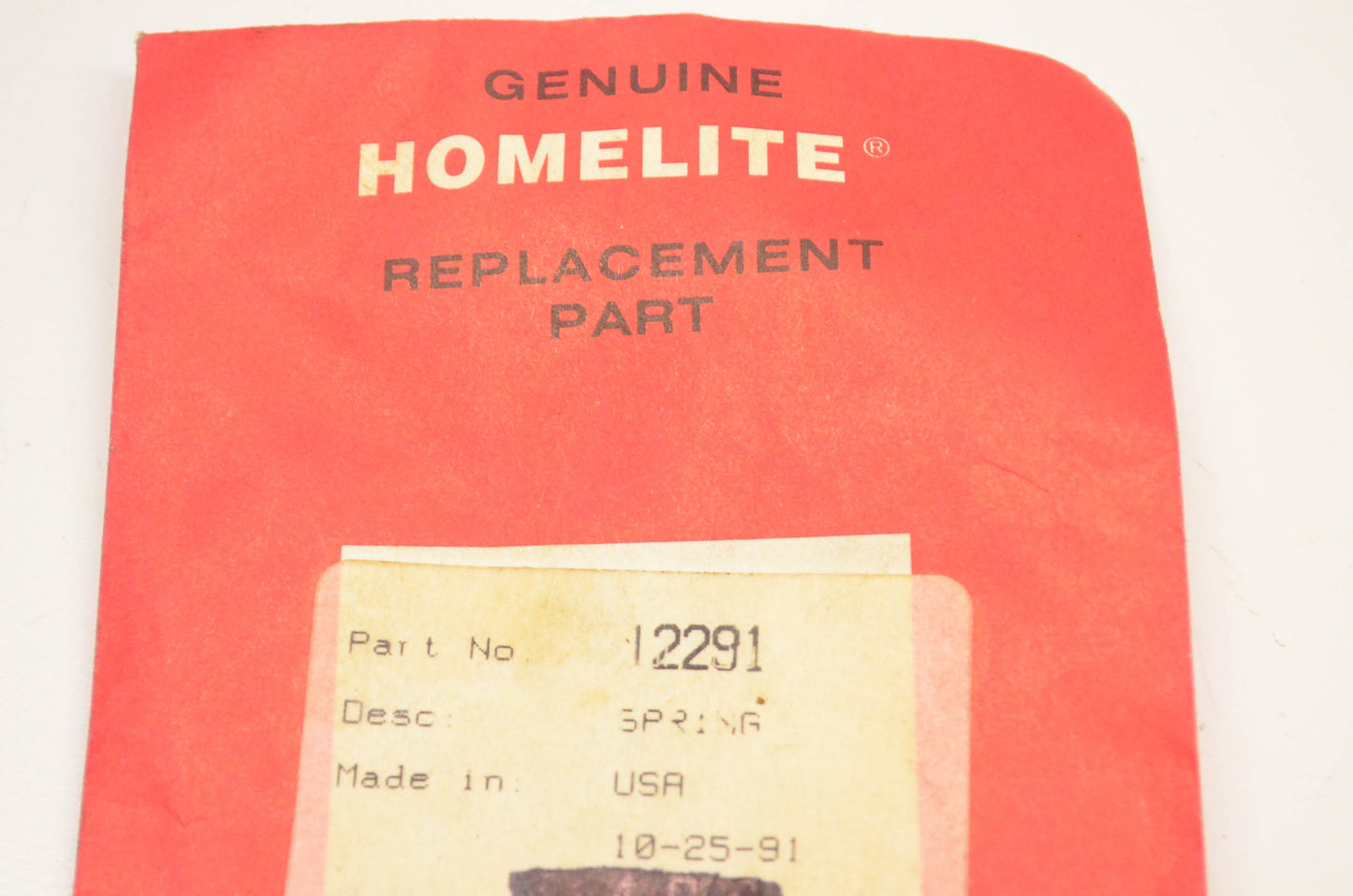 Homelite 12291 Spring NOS