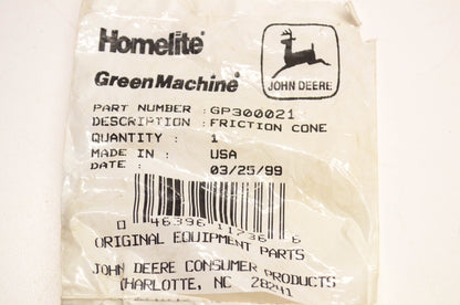 Homelite GP300021 Friction Cone NOS