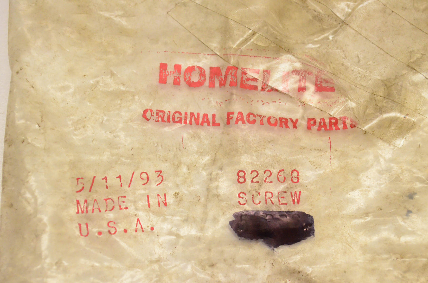 Homelite 82268 Screw NOS