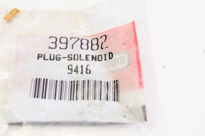 New OEM Briggs & Stratton 397882 Solenoid Plug NOS