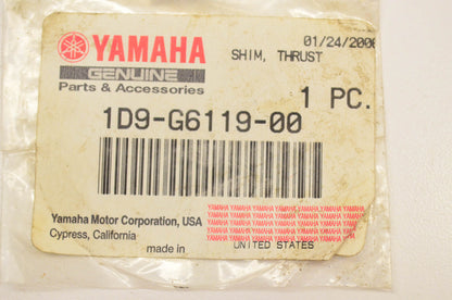 New OEM Yamaha 1D9-G6119-00-00 Thrust Shim NOS