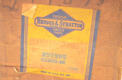 New OEM Briggs & Stratton 297595 Air Cleaner Assembly NOS
