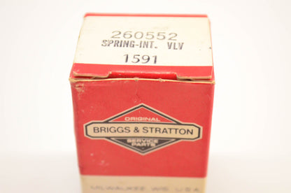 New OEM Briggs & Stratton 260552 Intake Valve Spring Qty 2 NOS