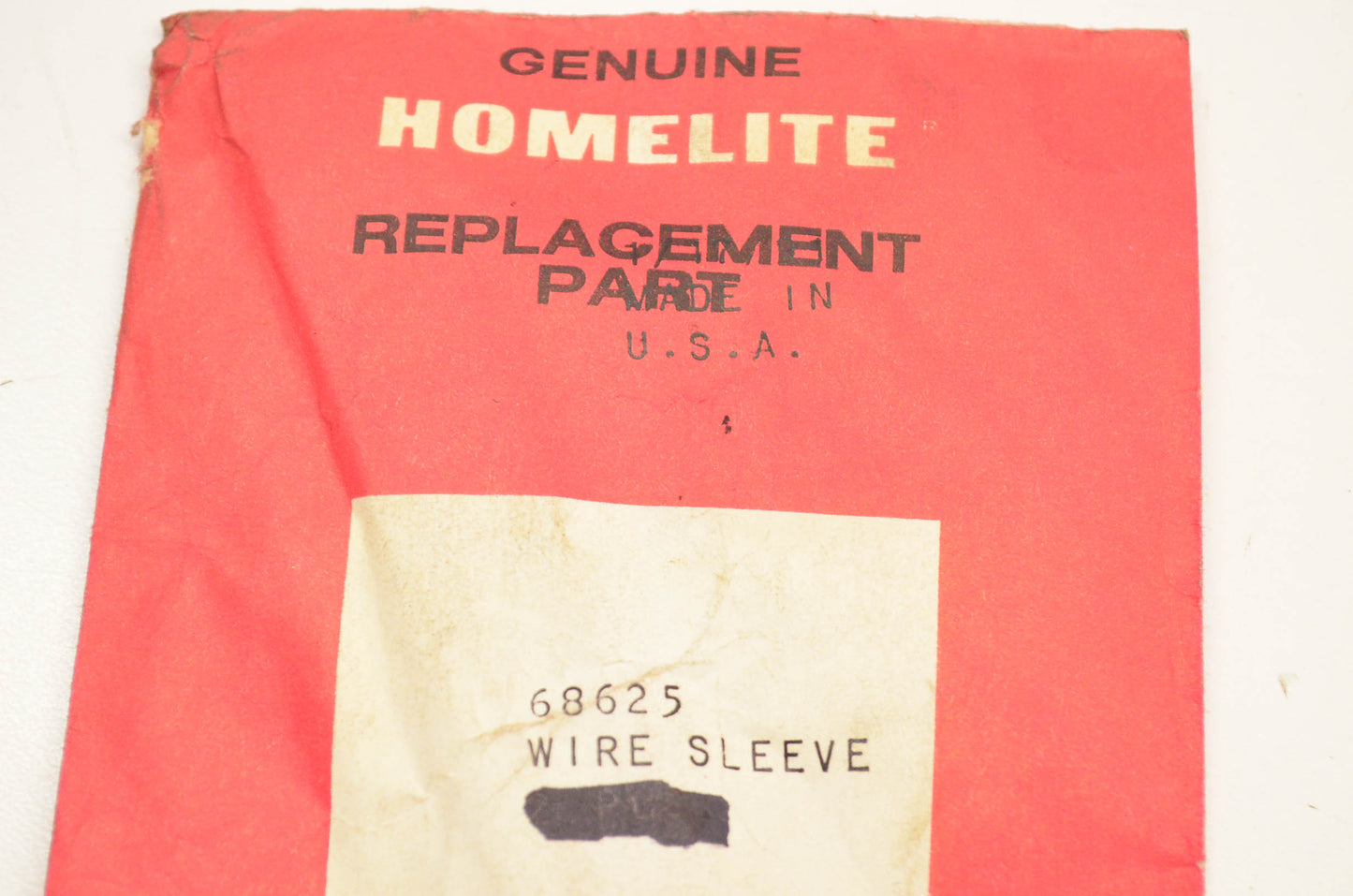 Homelite 68625 Wire Sleeve NOS
