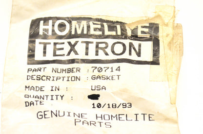 Homelite 70714 Gasket NOS