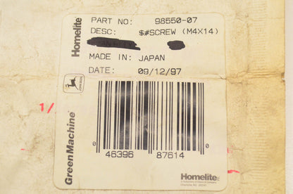 Homelite 98550-07 Screw NOS