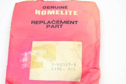 Homelite A-68053-A, A68053A Oil Line Kit NOS