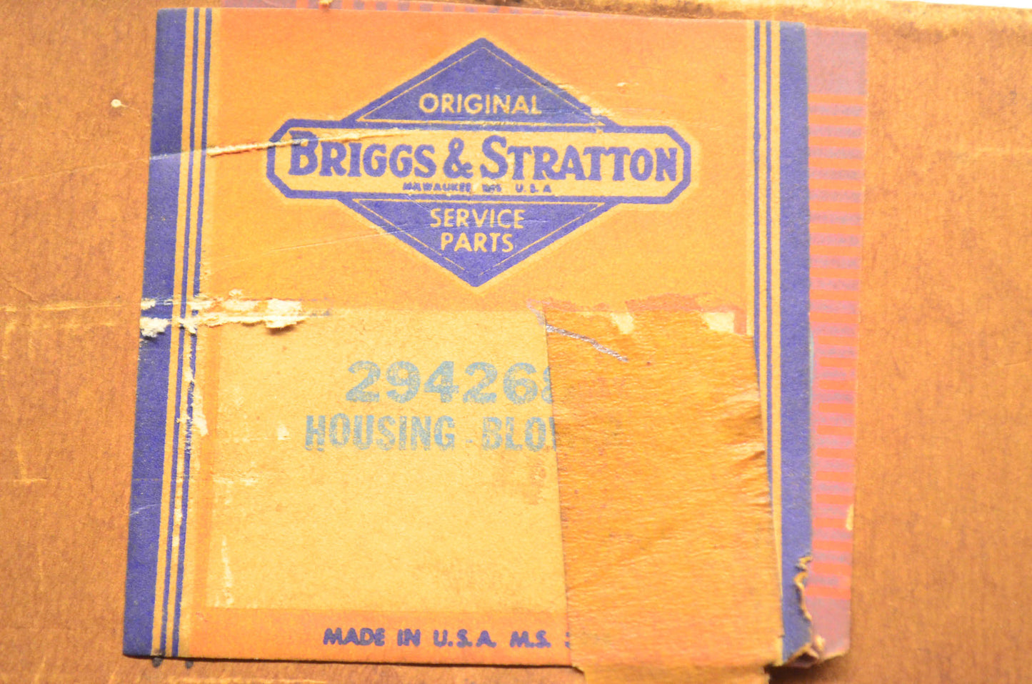 New OEM Briggs & Stratton 294268 Blower Housing NOS