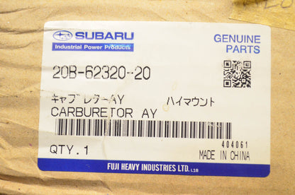 Subaru 20B-62320-20 Carburetor Assembly NOS