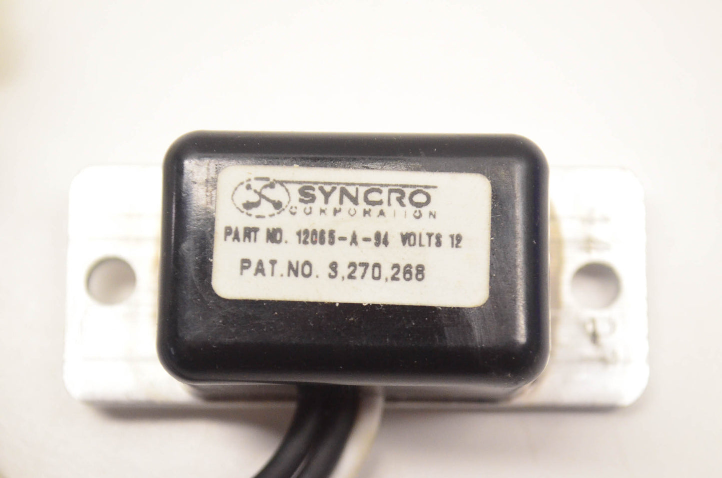 Syncro 12065-A-94, 541-0593 Regulator Assembly NOS