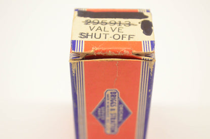 New OEM Briggs & Stratton 295913 Shut Off Valve NOS