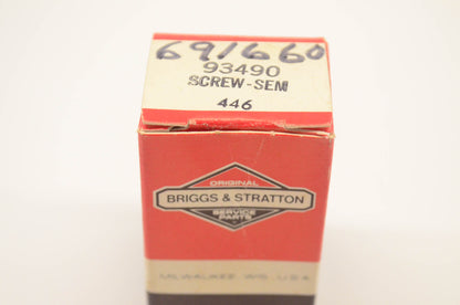 New OEM Briggs & Stratton 93490, 691660 Screw Qty 2 NOS