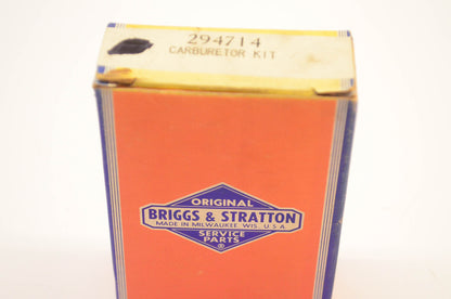 New OEM Briggs & Stratton 294714 Carburetor Kit NOS