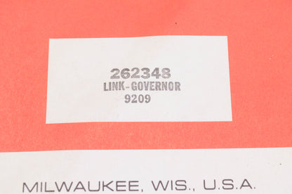 New OEM Briggs & Stratton 262348 Governor Link NOS