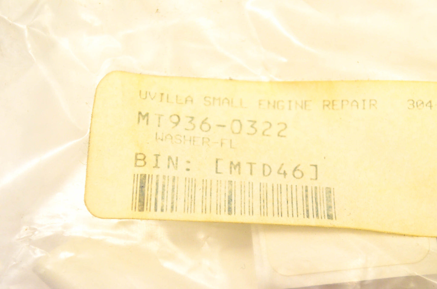 MTD 936-0322 Washer NOS