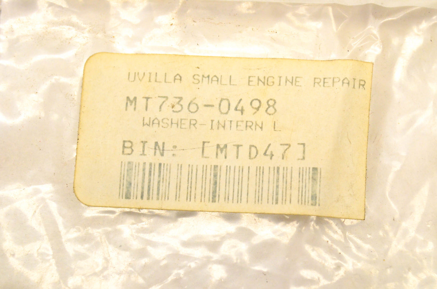 MTD 736-0498 Lock Washer NOS