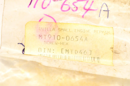 MTD 910-0654A Hex Screw NOS