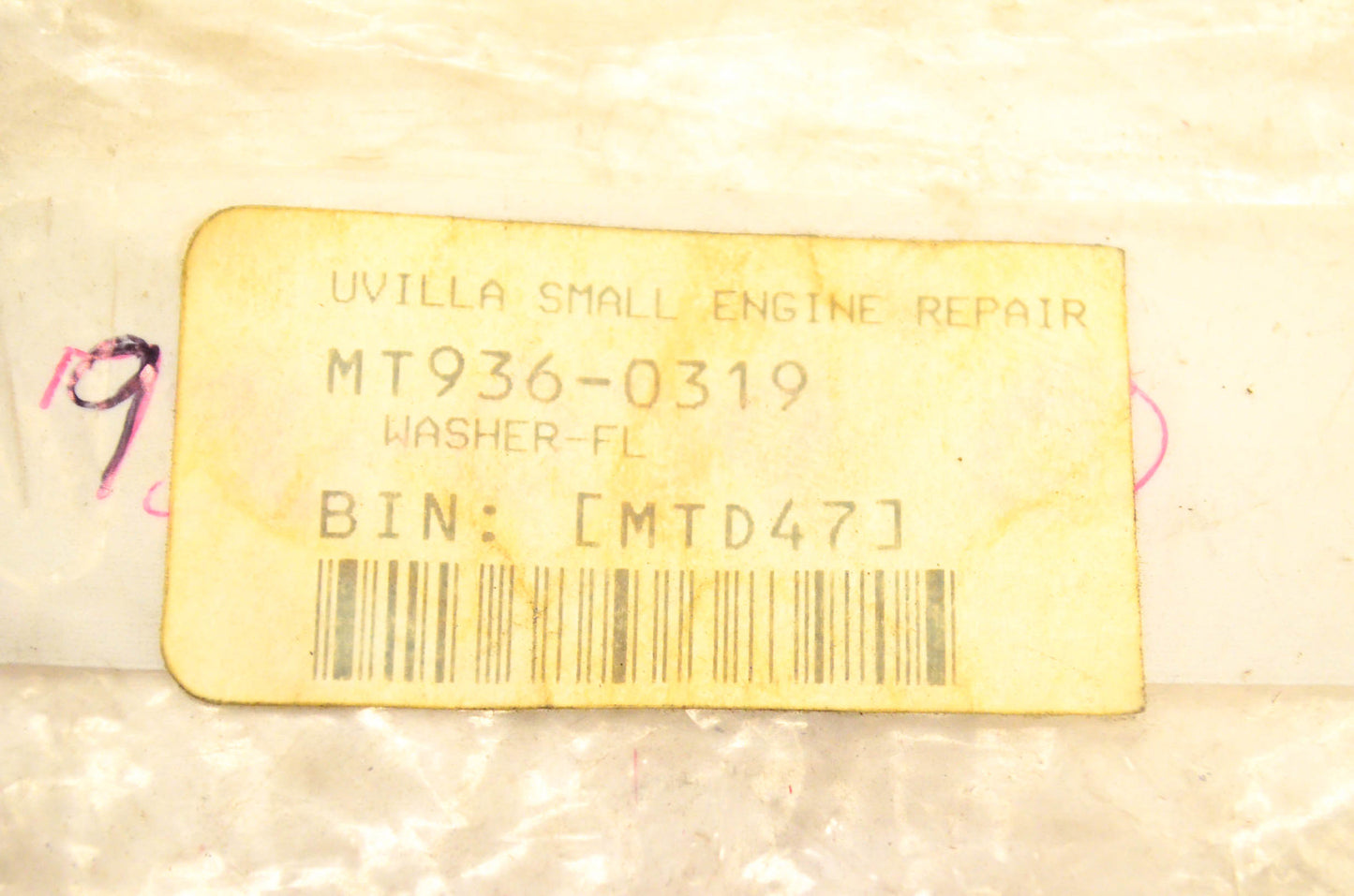 MTD 936-0319 Washer NOS