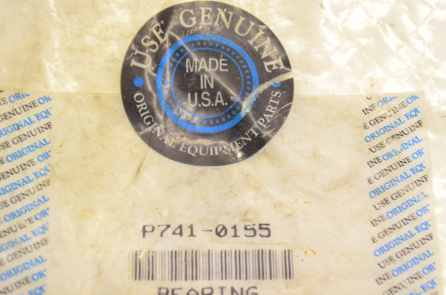 MTD P741-0155 Pulley Ball Bearing NOS