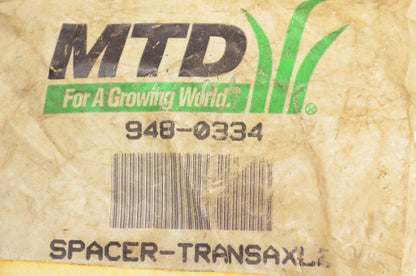 MTD 948-0334 Transaxle Spacer NOS