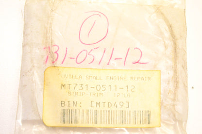 MTD 731-0511-12 Trim Strip NOS