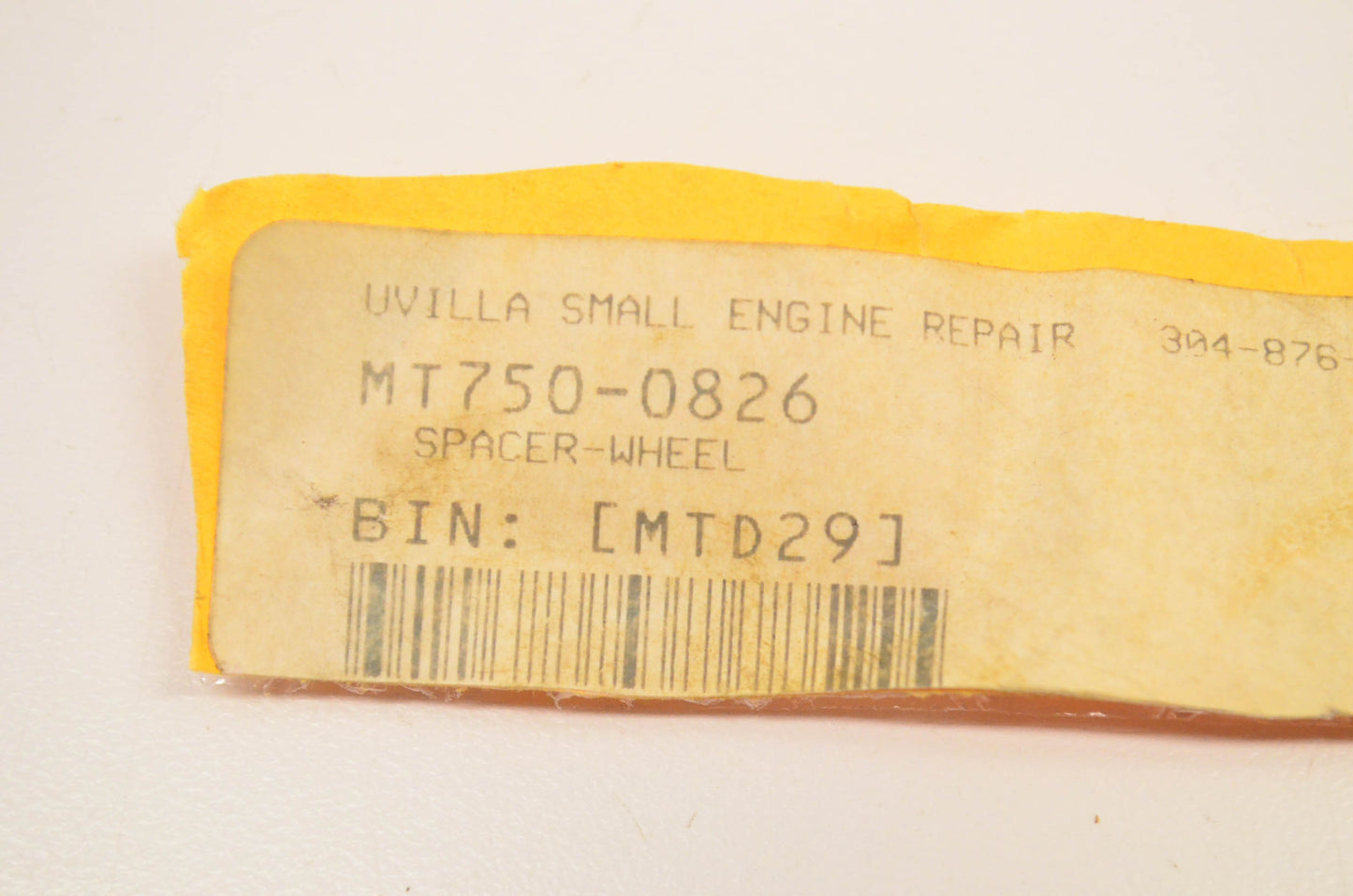 MTD 750-0826 Wheel Spacer NOS