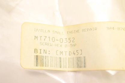 MTD 710-0352 Hex Screw NOS