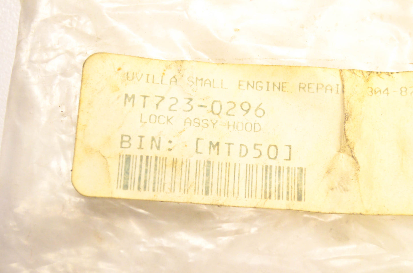 MTD 723-0296 Hood Latch NOS
