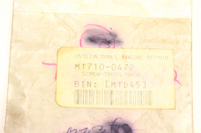 MTD 710-0472 Truss Screw NOS