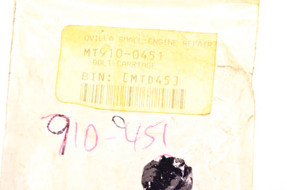 MTD 910-0451 Carriage Bolt NOS