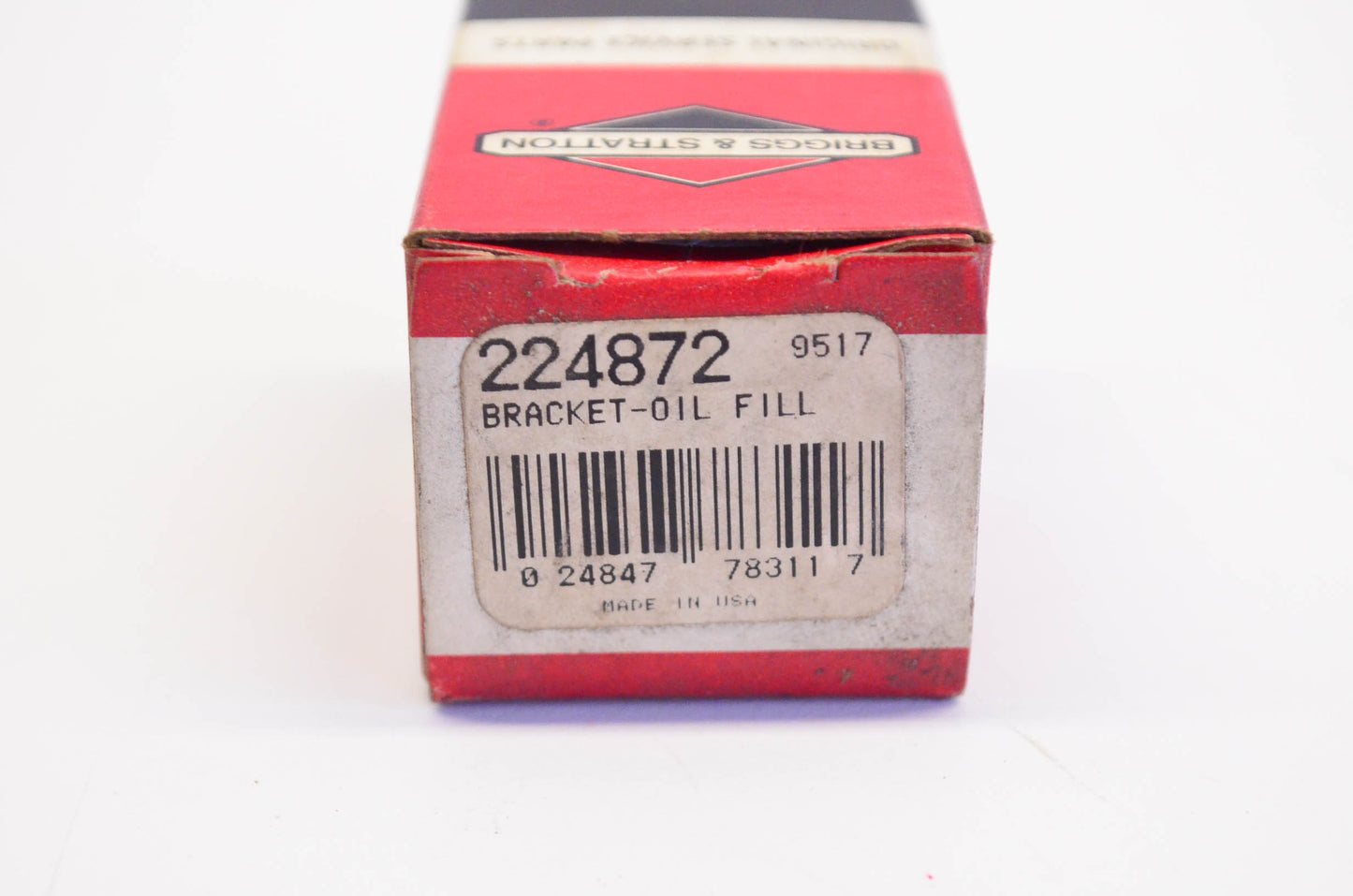 New OEM Briggs & Stratton 224872 Oil Fill Bracket NOS