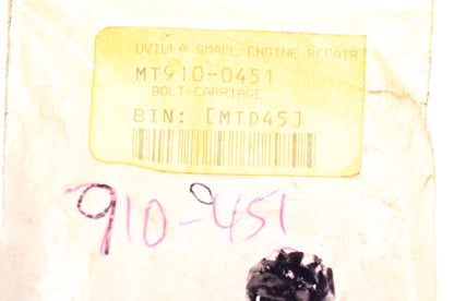 MTD 910-0451 Carriage Bolt NOS