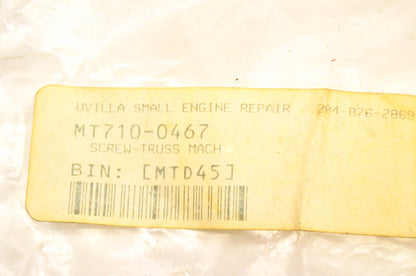 MTD 710-0467 Truss Screw NOS