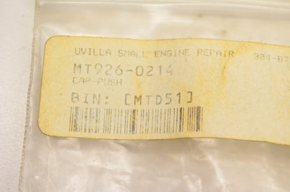 MTD 926-0214 Push Cap NOS
