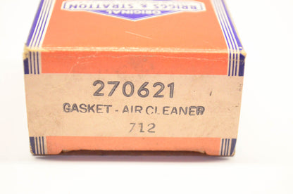 New OEM Briggs & Stratton 270621, 712 Air Cleaner Gasket Qty 2 NOS