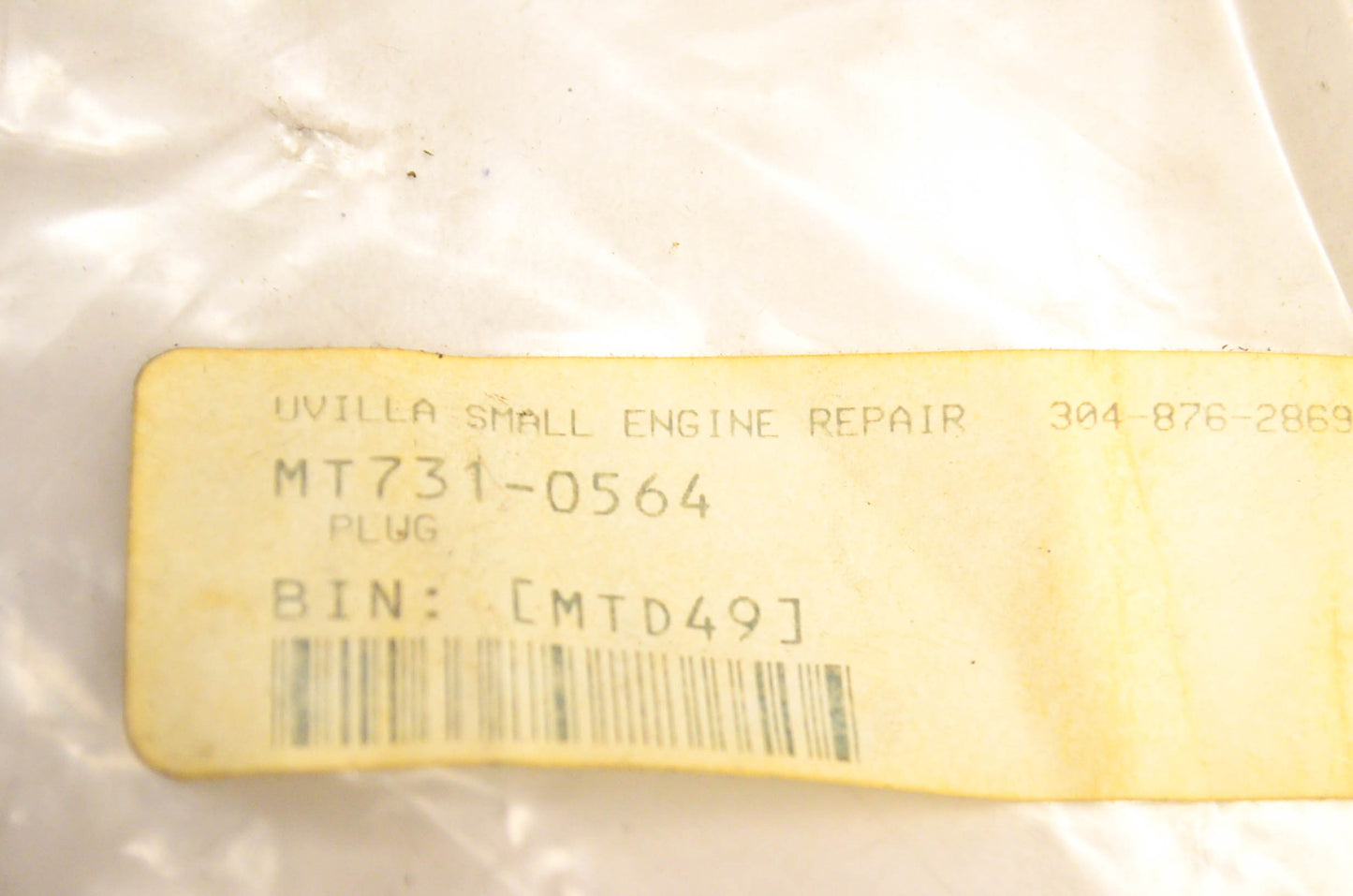 MTD 731-0564 Plug NOS
