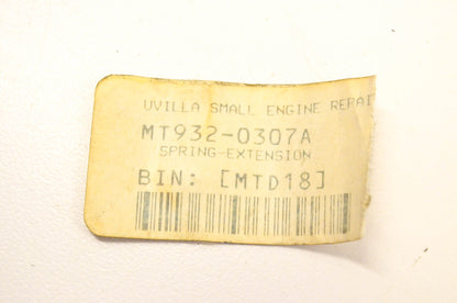 MTD 932-0307A Extension Spring NOS