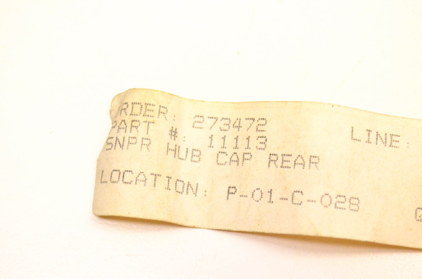 Snapper 11113 Rear Hub Cap NOS
