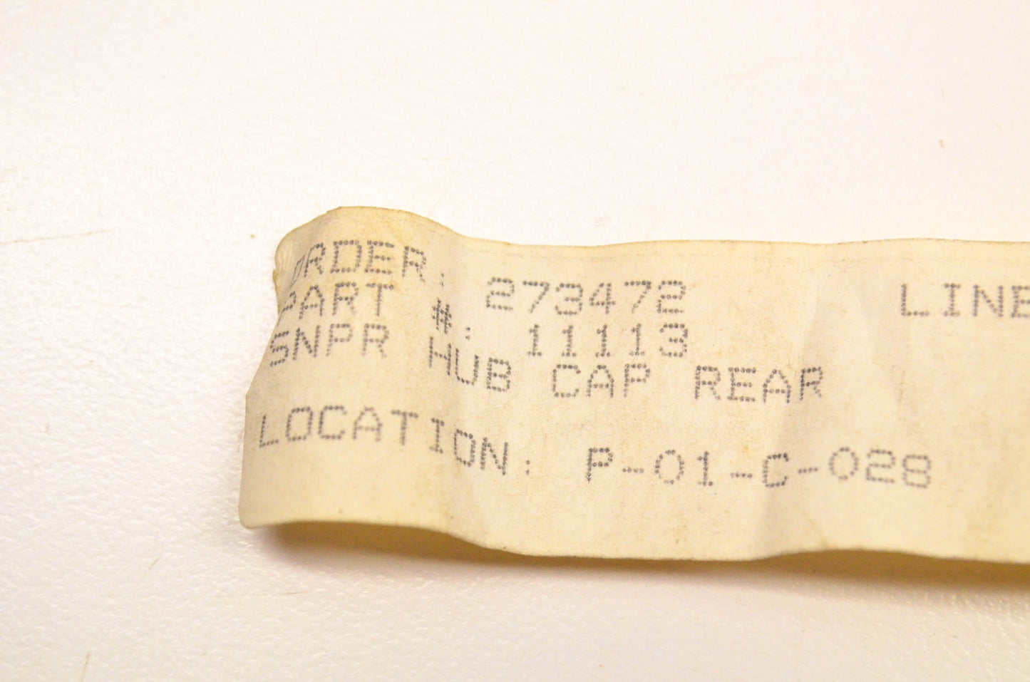 Snapper 11113 Rear Hub Cap NOS