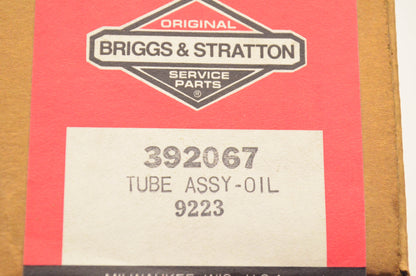 Briggs & Statton 392067 Oil Tube Assembly NOS