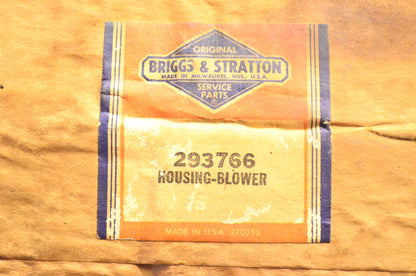 Briggs & Stratton 293766 Blower/Recoil Shroud NOS