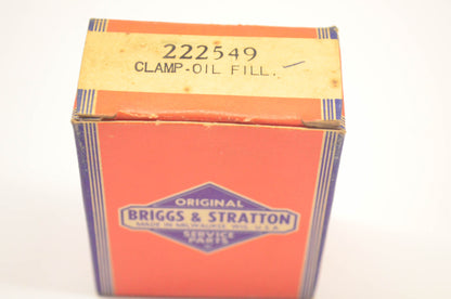 Briggs & Stratton 222549 Oil Fill Clamp NOS