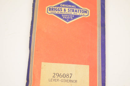 Briggs & Stratton 296087 Governor Control Lever NOS