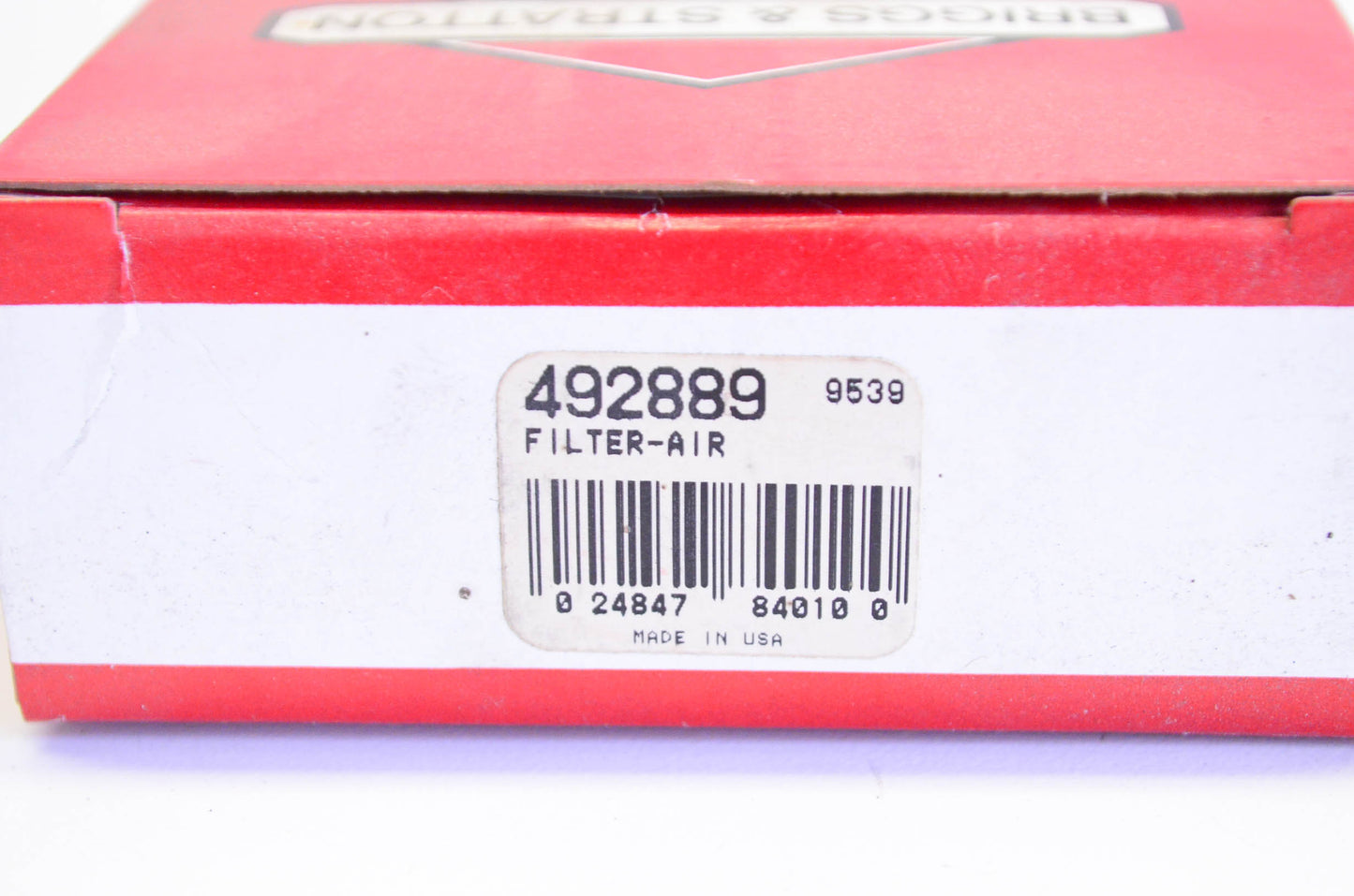 New OEM Briggs & Stratton 492889 Pre-Filter NOS