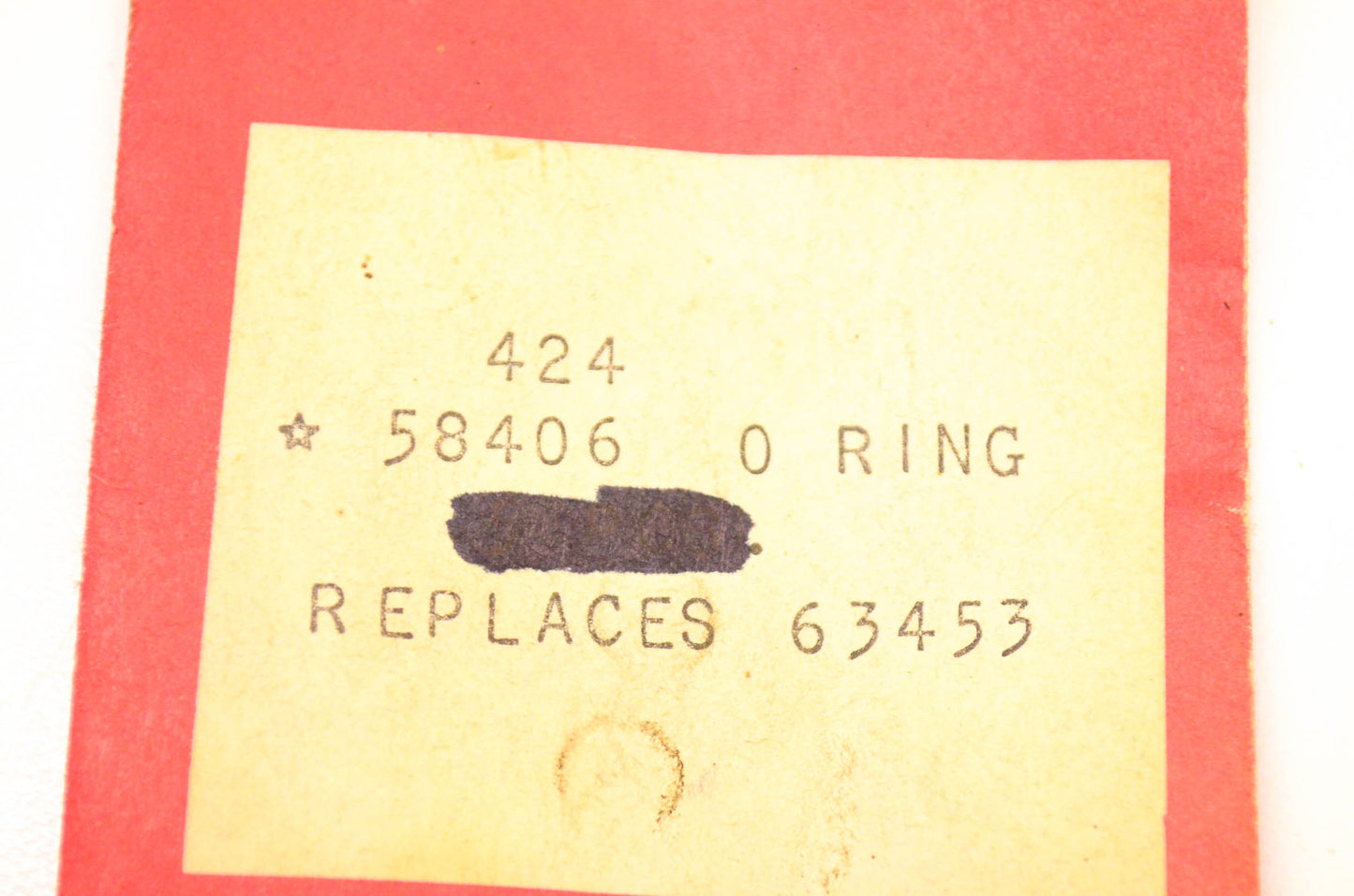 Homelite 58406, 63453 O-ring NOS