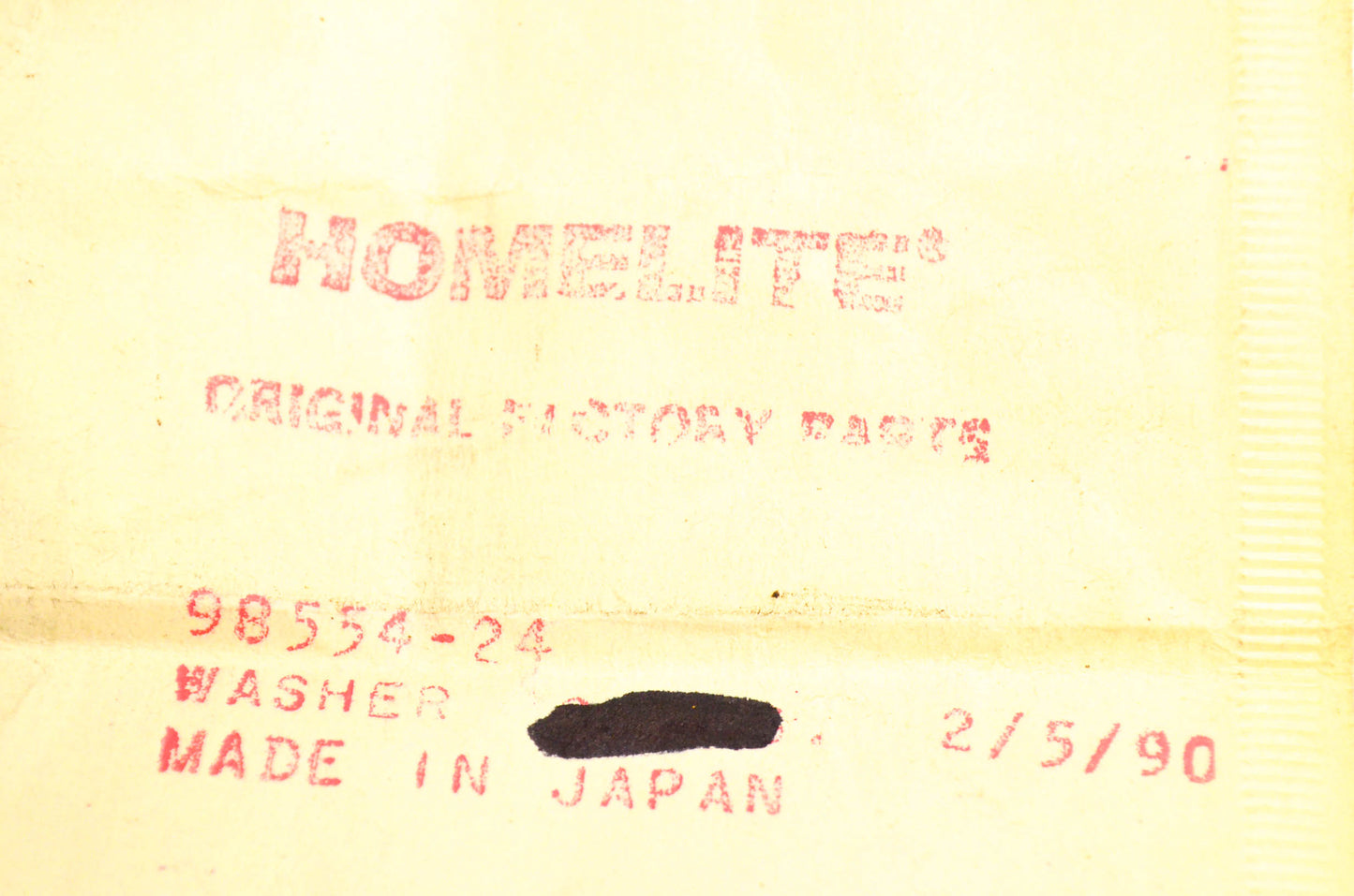 Homelite 98554-24 Washer NOS
