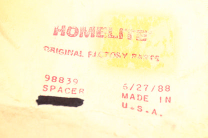 Homelite 98839 Spacer NOS