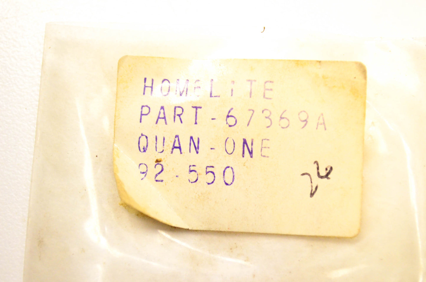 Homelite 67369A, 95-550 Carburetor Gasket Kit NOS