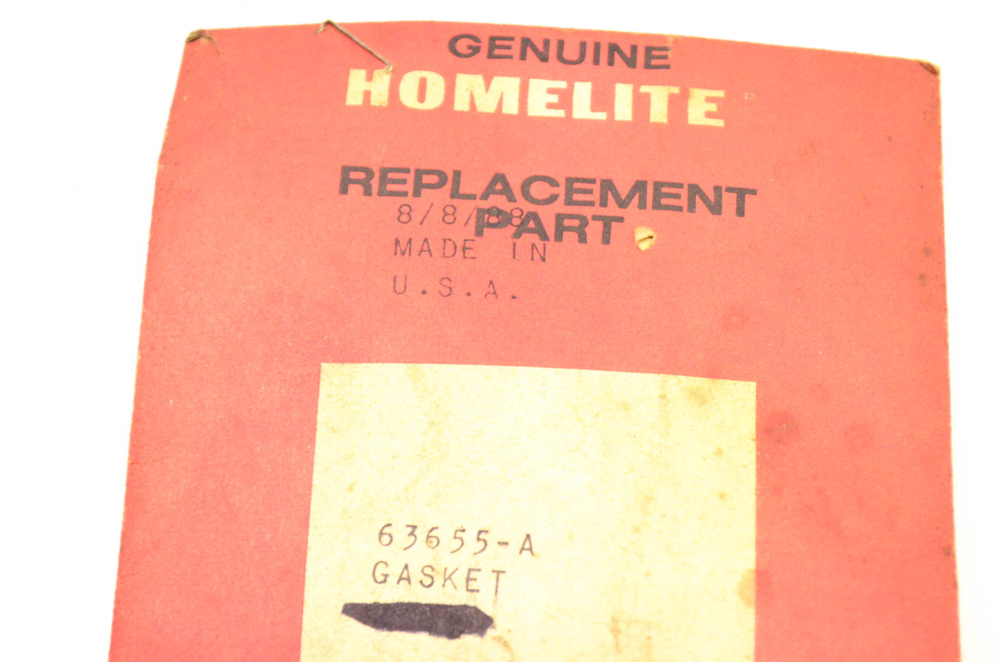 Homelite 63655-A Gasket NOS